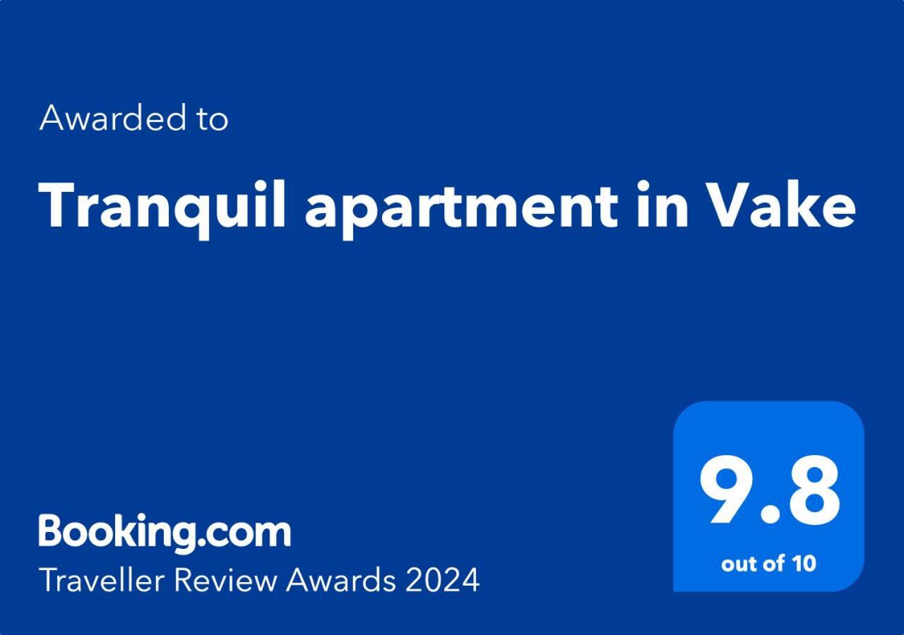 Tranquil Apartment In Vake Tbilisi Bagian luar foto